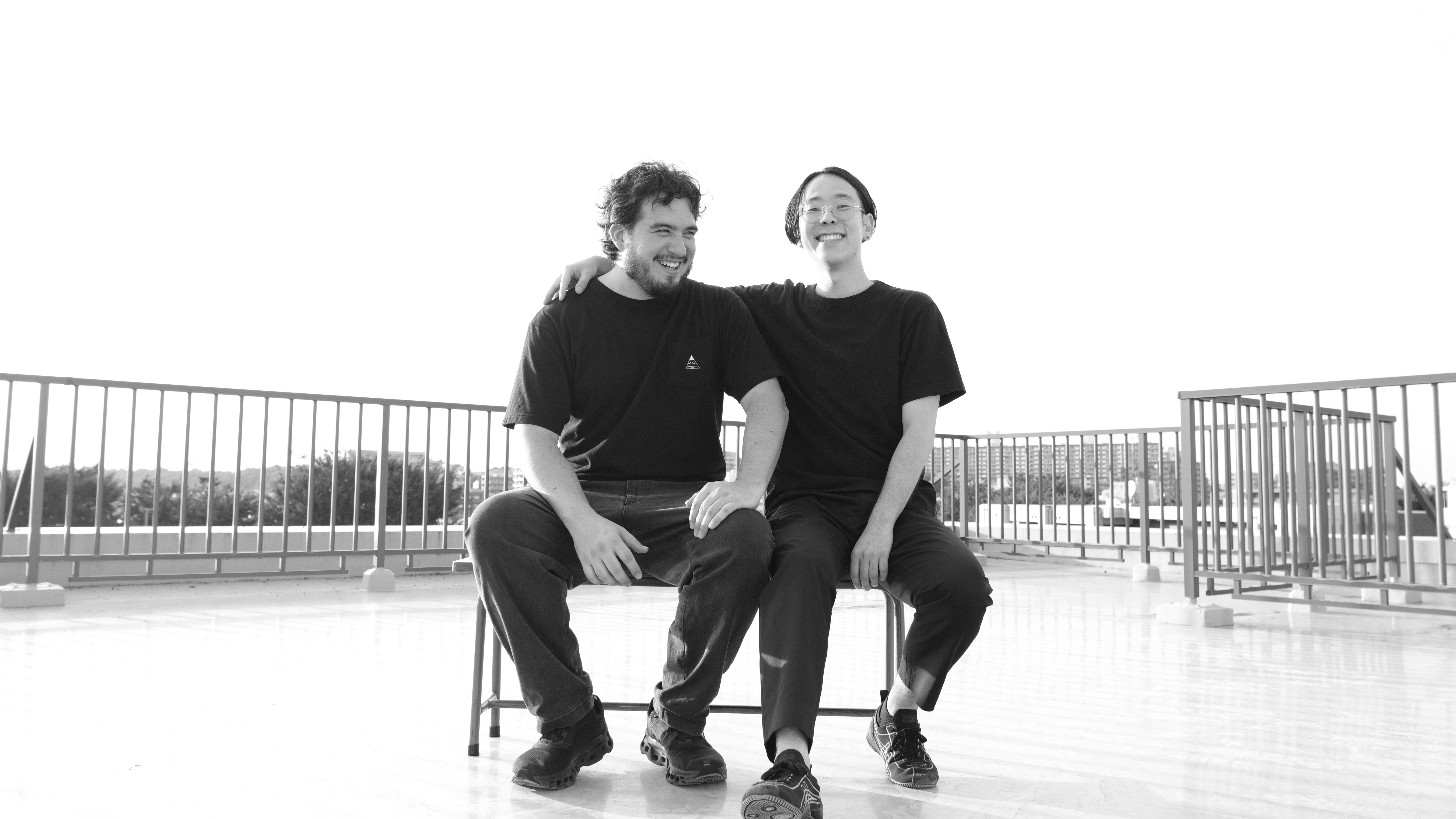 Photo of Luis G. (CTO) and Takuya M. (CEO)